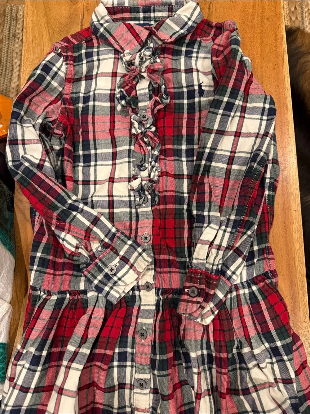 NWOT Ralph Plaid Dress